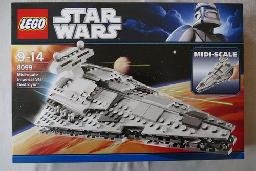 Lego Star Wars Midi-scale Imperial Star Destroyer Model 8099