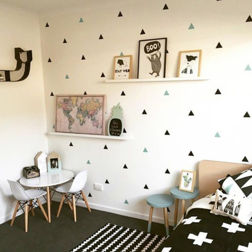 Vinilos Decorativos Para Pared Diseño Triángulos - Grandes