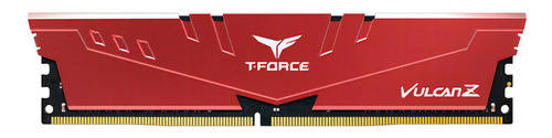 Memoria Ram Ddr4 8gb 3200mhz Teamgroup T-force Vulcan Z Rojo