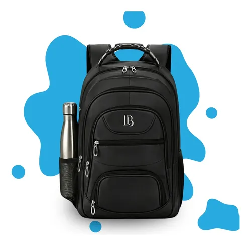 Mochila Masculina Faculdade Impermeável Resistente Grande