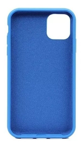 Carcasa De Silicon Para iPhone 11 Pro Max Cofolk Color Azul Liso