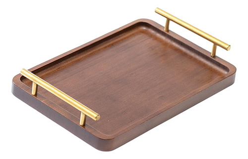 Bandeja Para Servir De Madera, Bandeja Para Mesa De 20x30cm