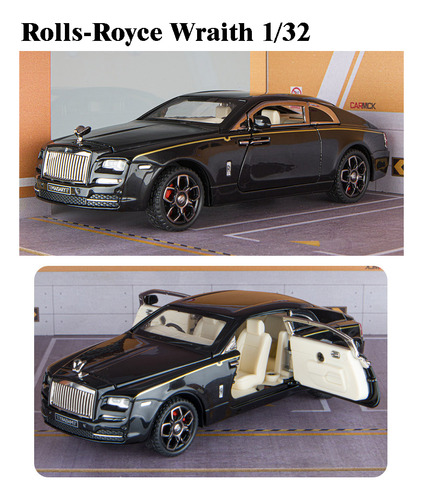 Rolls Royce Wraith Limusinas Miniatura Metal Coche 1/32