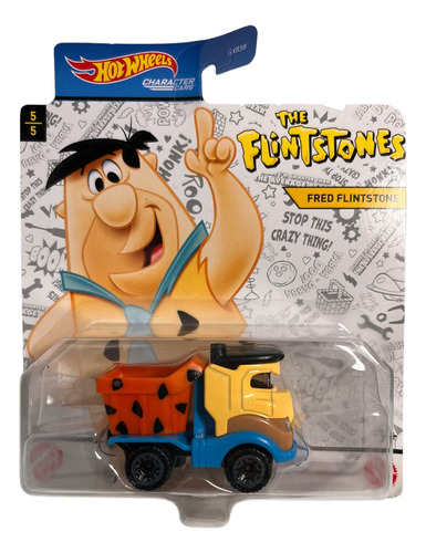 Hot Wheels Character Cars 5/5 Fred Flintstone Los Picapiedra