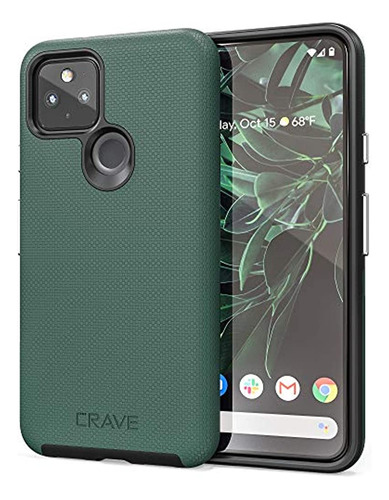 Crave Pixel 5 Case, Dual Guard Protection Series Case Para G