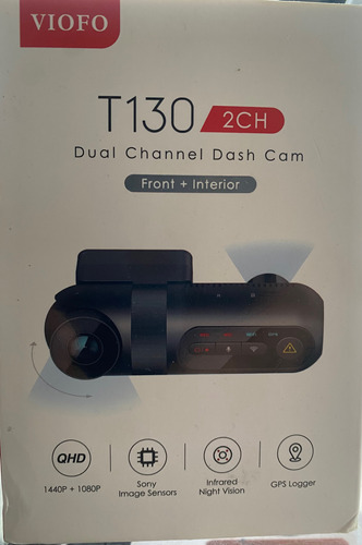 Viofo T130 2 Ch Dual Dash Cam 