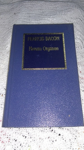 Libro Novum Organum Francis Bacon 