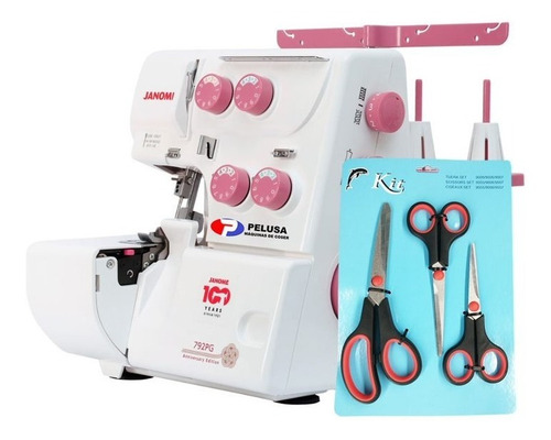Imagen 2 de 7 de Janome 792 Pg Edición Aniversario + Bonus Regalos +tijeras