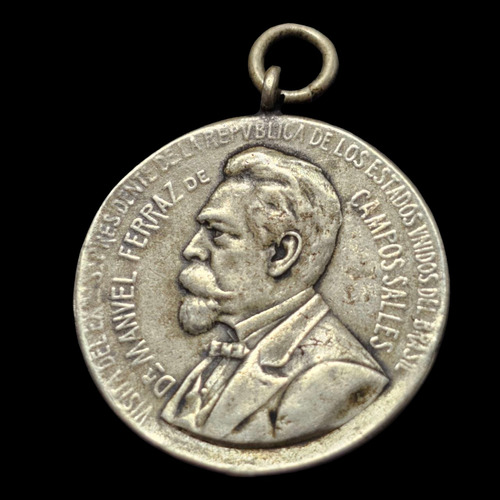 Medalla Dr. Manuel Ferraz De Campos Salles Año 1900 - 311