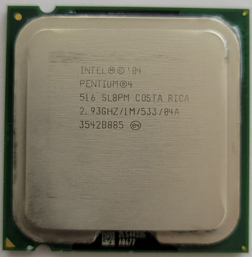 Procesador Pentium 4 516 Sl8pm 2.93ghz /1m/533/775 (Usado)