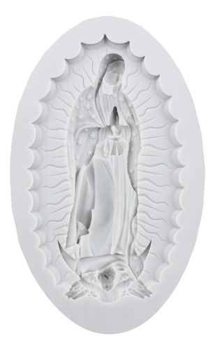 Moldes Yanqinms De Silicona Para Fondant Con Forma De Virgen