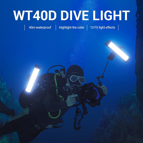 Luces Subacuáticas Para Buceo Con 13 Efectos Y Control De Ap