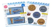 Comprar Set 2 Placas Moldes   Chocolate Parpen Tableta Dia Del Padre