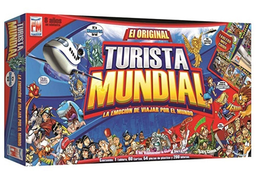 Juego De Mesa Turista Mundial Juego De Estrategia, Familiar