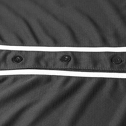 Imagen 6 de 6 de Phoneutrix Blank Plain Hip Hop Hipster Baseball Jersey Butto