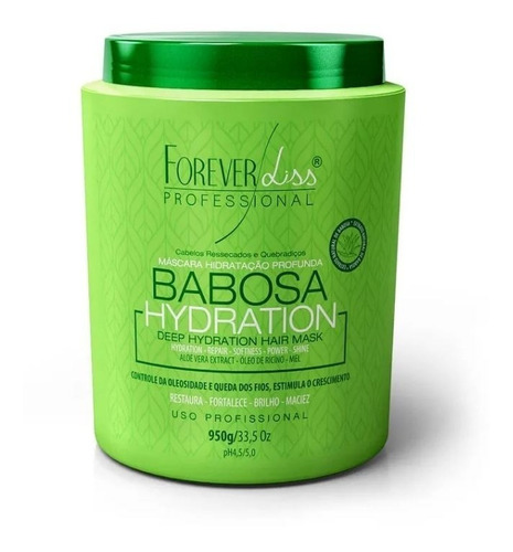 Máscara De Babosa Hidratação Profunda Forever Liss 950g