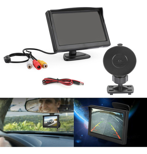 5 Pulgadas Hd Tft Lcd Monitor Pantalla Para Vista Trasera Re