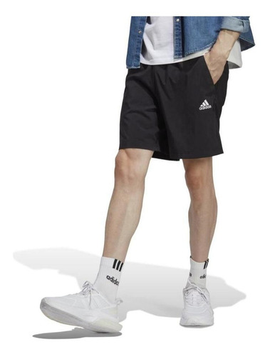 Imagen 2 de 6 de Short Hombre adidas M Sl Chelsea Negro