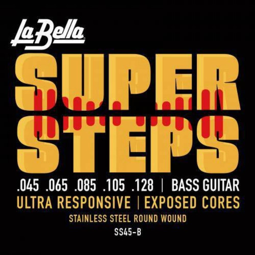  Encordoamento La Bella Baixo 5c Super Steps Std 45-128
