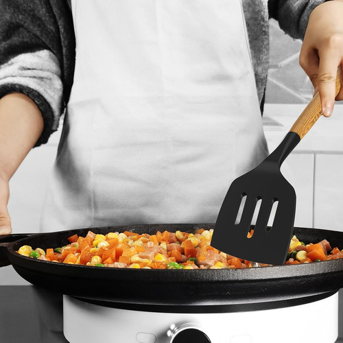 Juego De 14 Utensilios De Cocina De Silicona - 44...