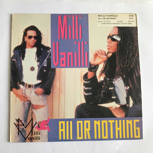 Vinilo Milli Vanilli All Or Nothing