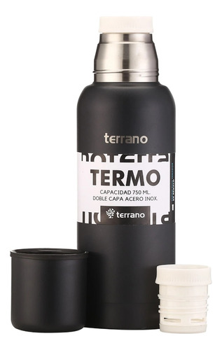 Termo Acero Inoxidable Doble Pared Slim 750 Terrano Cadaqués