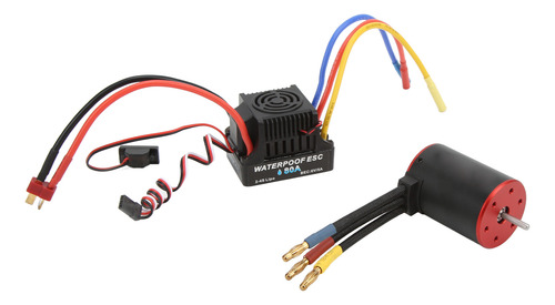 Combo De Motor Sin Escobillas Esc Rc 3650 3900kv A Prueba De