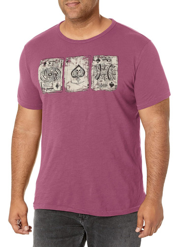 Lucky Brand Camiseta De Cartas De Póquer Para Hombre, Port R