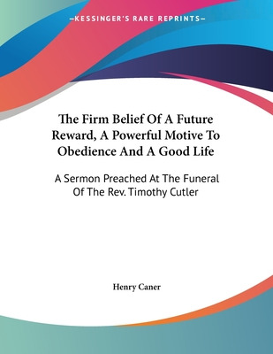 Libro The Firm Belief Of A Future Reward, A Powerful Moti...