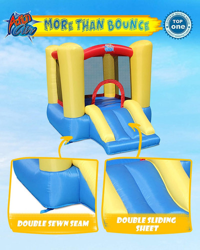 Casa Rebote Inflable Niño Pequeño Trampolín Tobogán Soplador