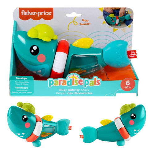 Fisher Price Tiburon De Juguete Y Motricidad Paradise Pals