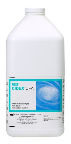 Imagen 1 de 4 de Cidex Opa Desinfectante Concentrado Alto Nivel 3.78 Litros
