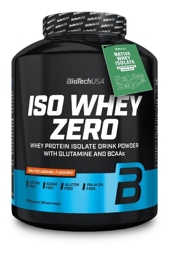 Iso Whey Zero 5 Libras Biotechusa - Salted Caramel 