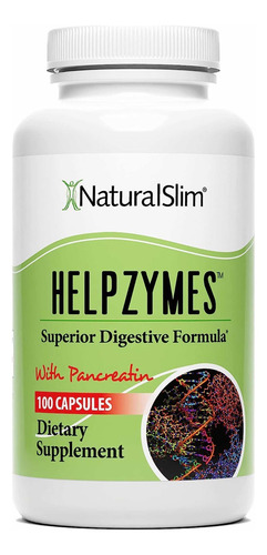 Enzimas digestivas naturais Slim da Helpzymes