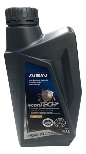 Aceite Aisin Semi Sintetico Econtech 10w30 Gasolina 