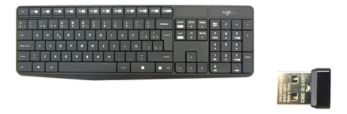 Teclado Y Mouse Inalámbrico Logitech Mk235 Usb En Español