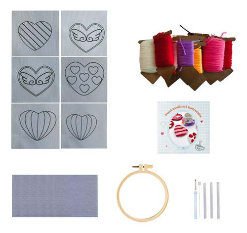 Kit De Bordado Con Aguja Perforadora Para Principiantes Kits