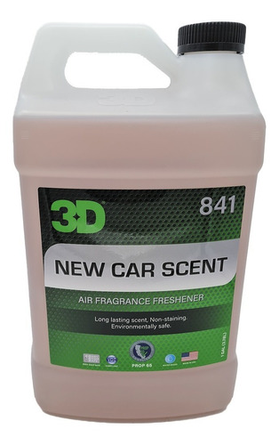 3d Air Freshener New Car Scent Aroma Auto Nuevo Galón