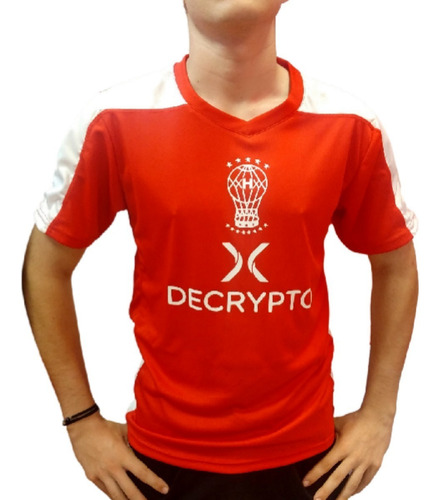 Imagen 4 de 4 de Remera Entrenamiento Huracán Gm Roja