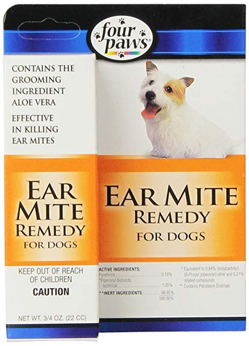 Cuatro Patas Del Oído Mite Remedio