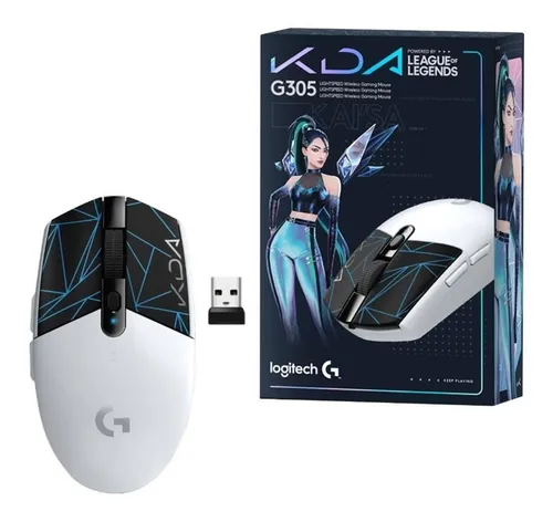 Mouse Inalámbrico Gamer Logitech G305 Kda Edicion Lol