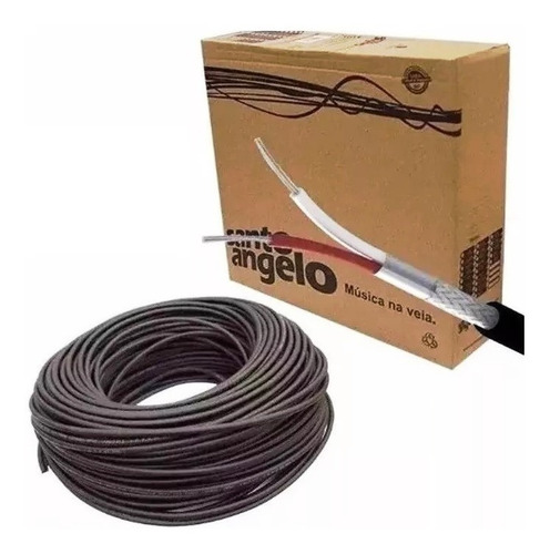 Rolo De Cabo P/ Microfone Santo Angelo X30 50m Balanceado