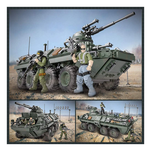 Yeibobo! Kit De Construcción Militar, Juego De Bloques De Co