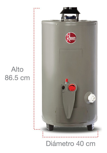 Calentador De Agua Rheem De Alto Rendimiento 48l
