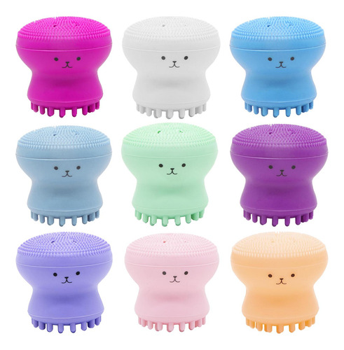 Cute Silicone Face Brush Para Lavar La Piel Limpieza