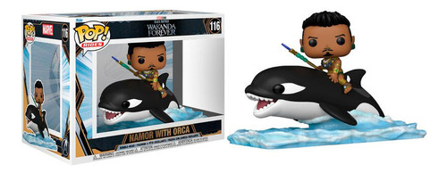 Funko Pop Rides / Wakanda Forever / Namor With Orca # 116