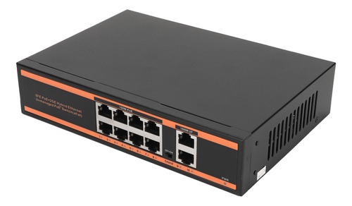 Red Ethernet Poe 100m 1000m 10 Puertos 802.3af No Gestionado