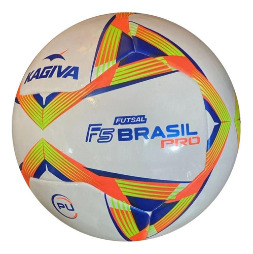 Bola Futsal Kagiva F5 Pro Brasil Laranja