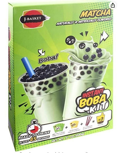 Té J-Basket milk tea en saquitos Matcha 285 g