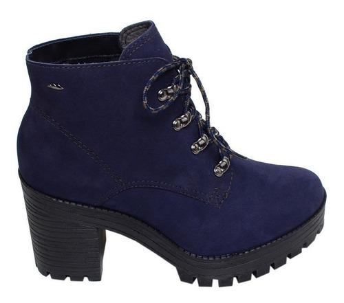Bota Feminina Cano Curto Salto Médio Dakota Azul Marinho | Mercado Livre